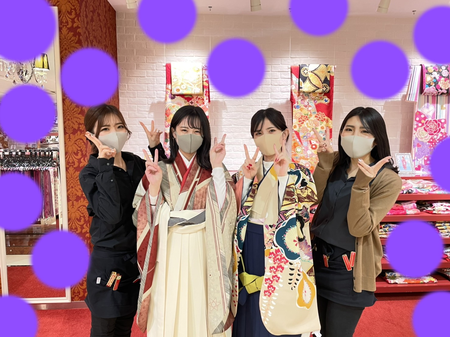 ♡3日　大阪梅田で成人式の振袖＆卒業式袴レンタルお嬢様♡